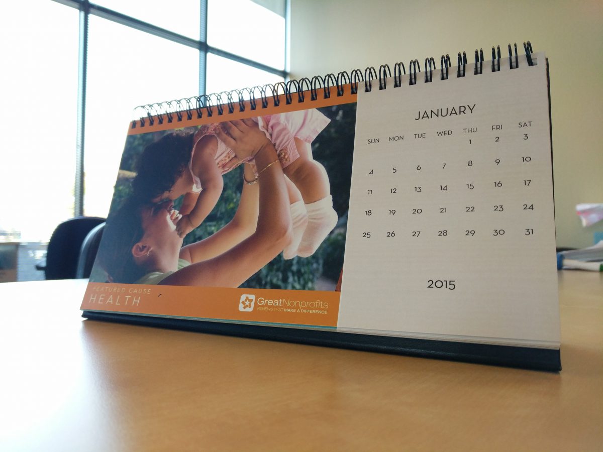 GreatNonprofits Calendar