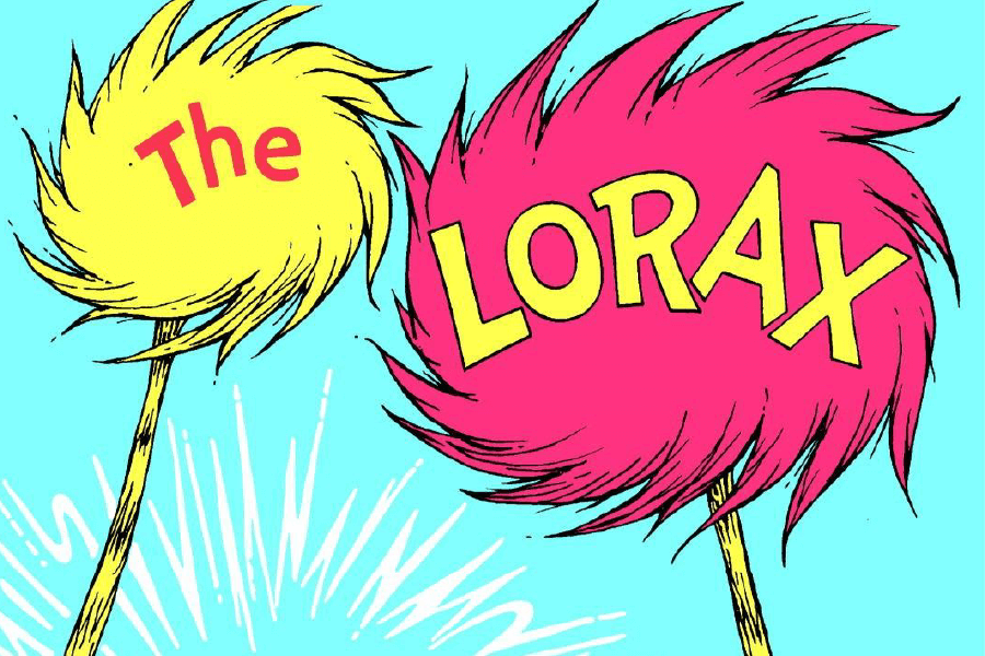 The Lorax Children's Book cover