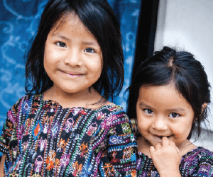 two mayan girls