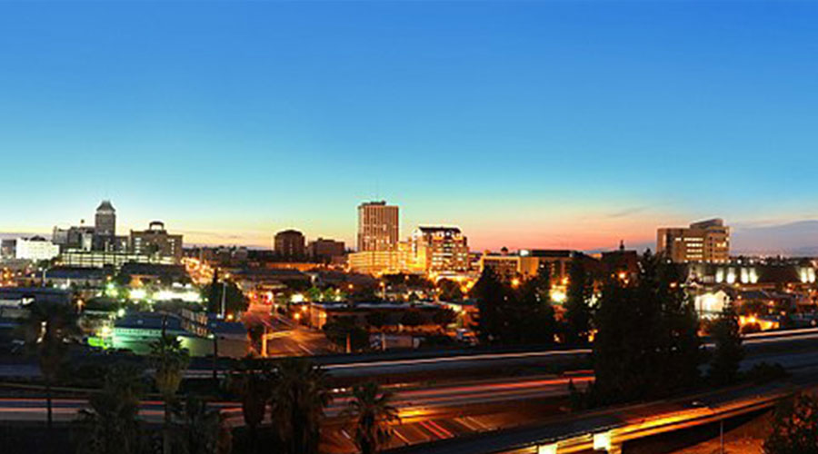 Fresno Skyline Rodney Gavroian Wikimedia Commons