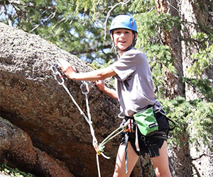 Kid having fun outdoors Knights of Heroes Foundation