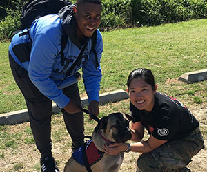 veterans training with their dog Vets To Vets United, Inc.