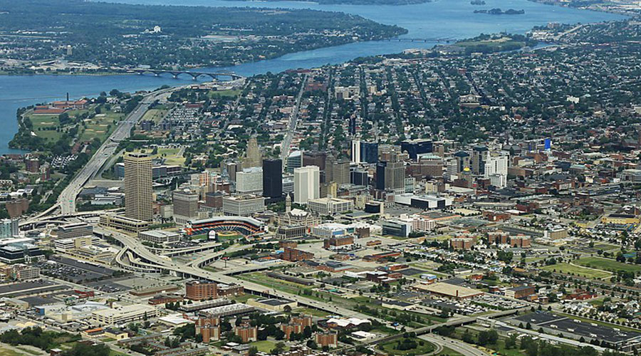 Buffalo NY skyline formulanone Wikimedia Commons