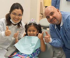 Little girl just finished with her dental work Smiles For Everyone